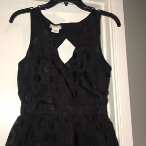 Urban Outfitters black mini dress.